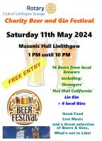 Charity Beer and Gin Festival (Free entry)